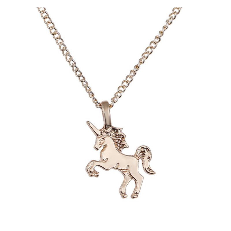Halsband Enhörning Guld, Silver - Bild 3