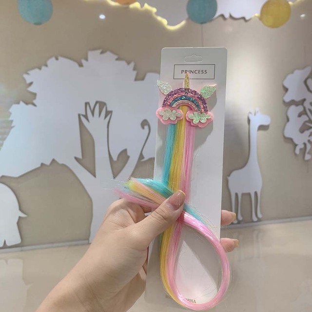 Löshår Enhörning Glitter - Bild 4