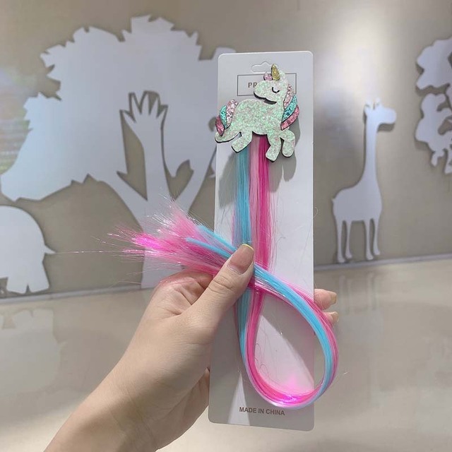 Löshår Enhörning Glitter - Bild 3