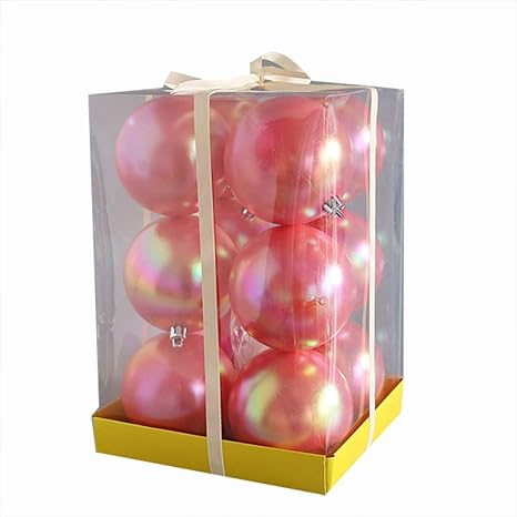 julgranskulor holografisk rosa