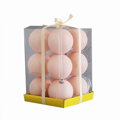 julgranskulor ljus rosa